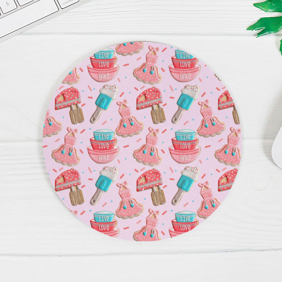 Baking Mouse Pad Round