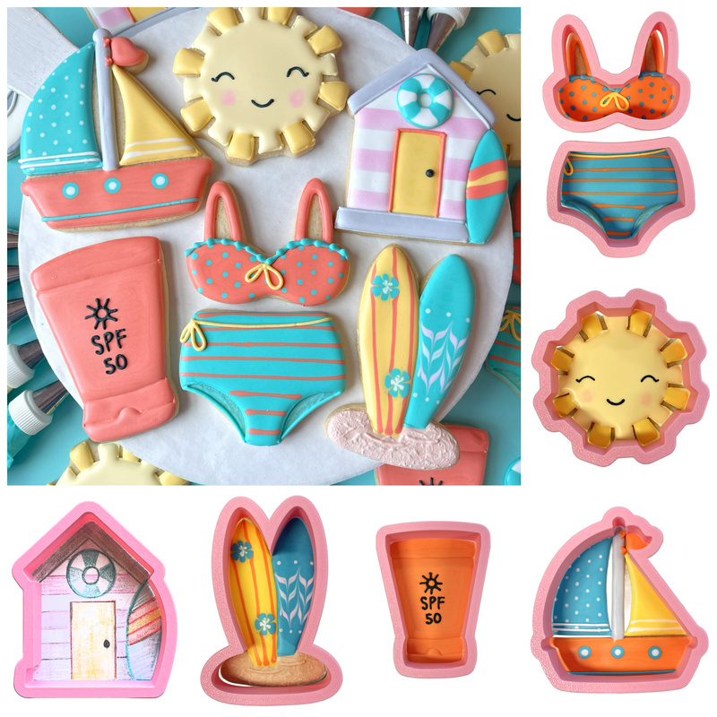 Summer Cookie Cutter BUNDLE (7 cutters)