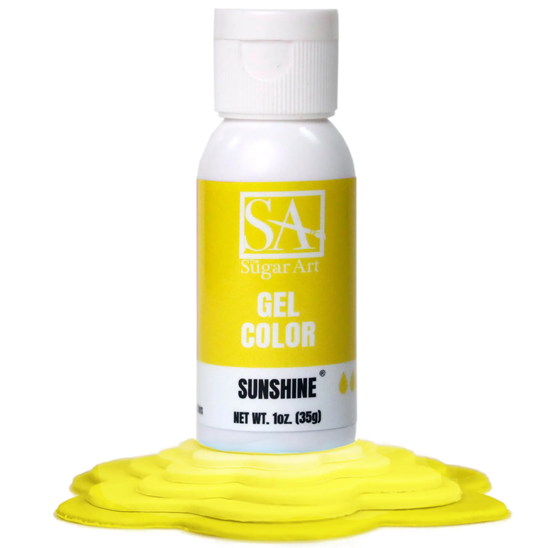 Sunshine The Sugar Art Gel Color