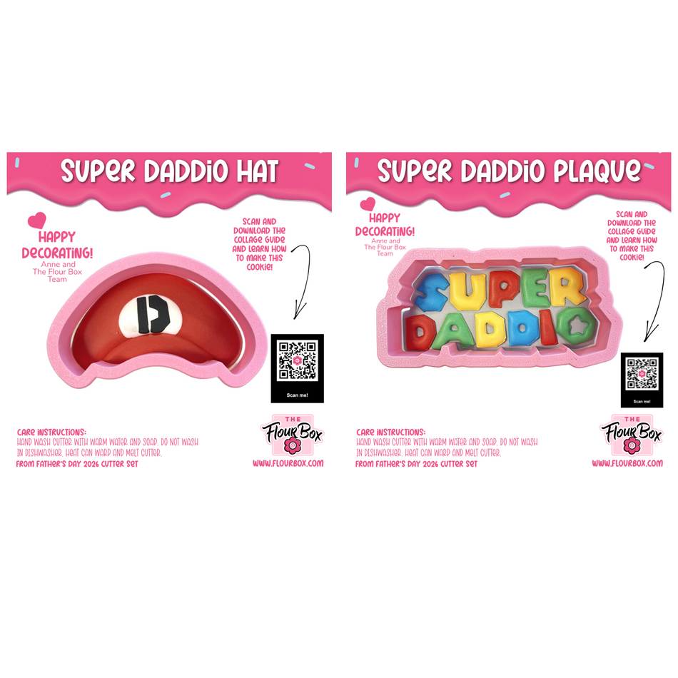 Super Daddio Cutter Bundle with Stencil (2 Cutters)