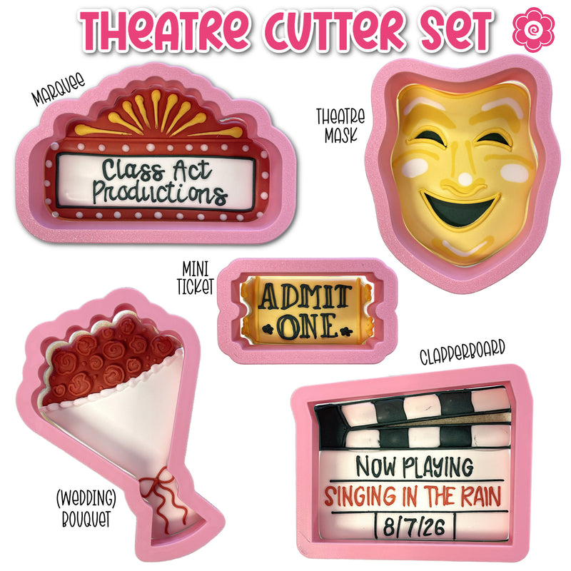 Theater Cookie Cutter Bundle (5 Cutters)