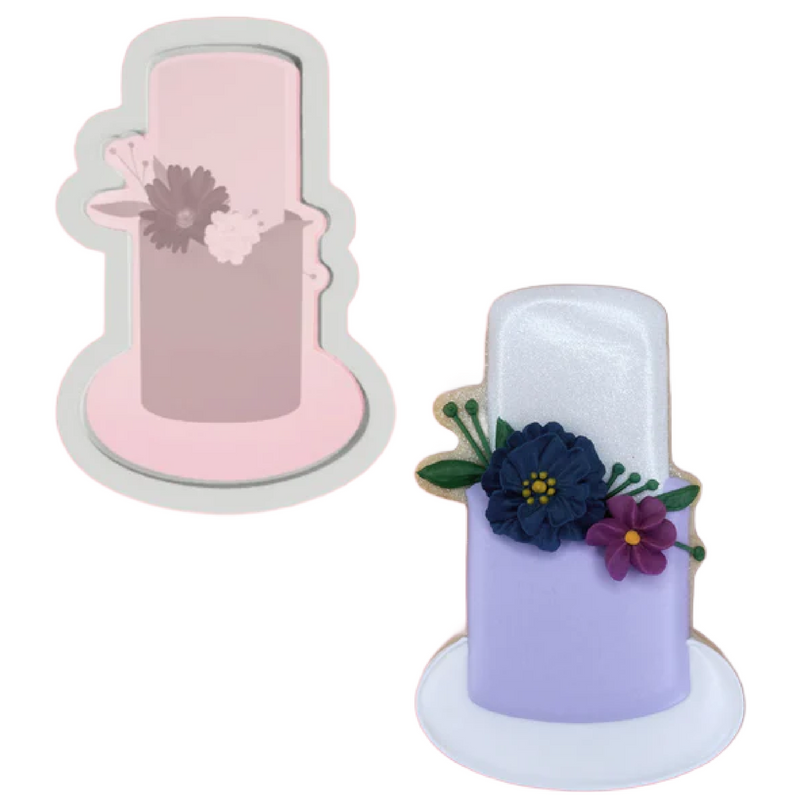 Wedding 2-Tier Cake Cookie Cutter