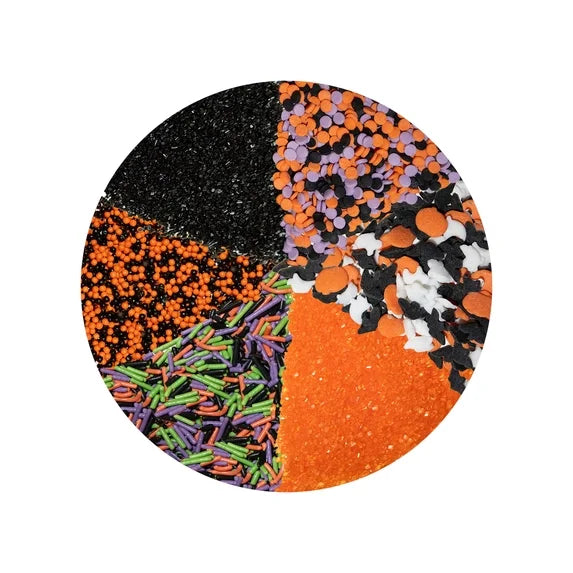 Halloween Traditional  6 Cell Sprinkle Assortment