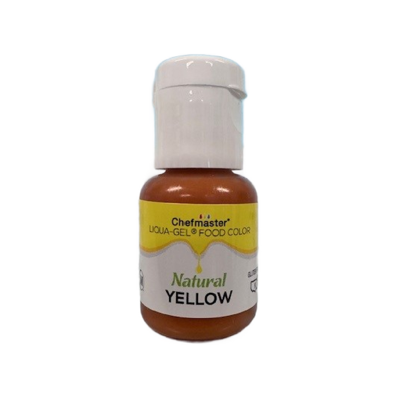Natural Yellow Chefmaster 10ml LIQUA-GEL
