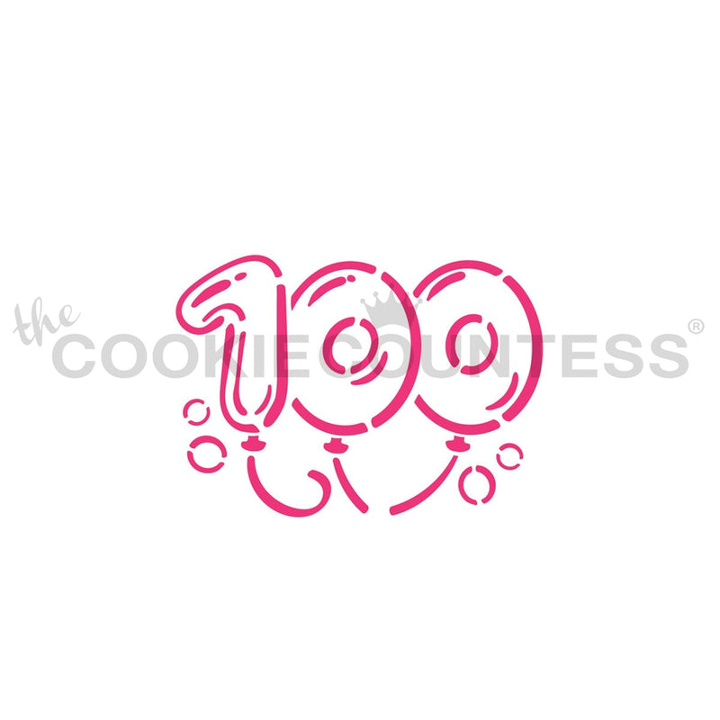 100 Days of School PYO Stencil