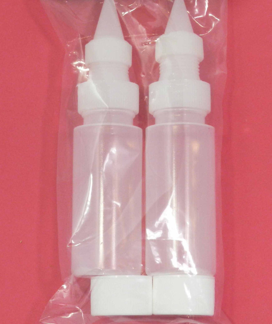 PAIR of 2 oz Squeeze Bottle with Coupler/Tip – The Flour Box