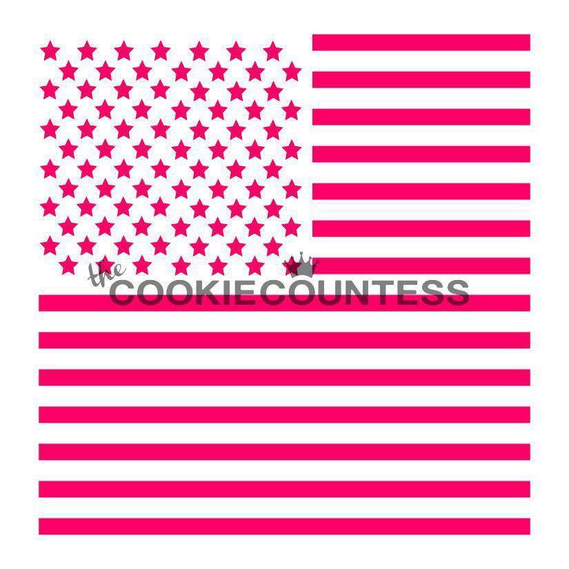 Flag Two-Piece Set Stencil