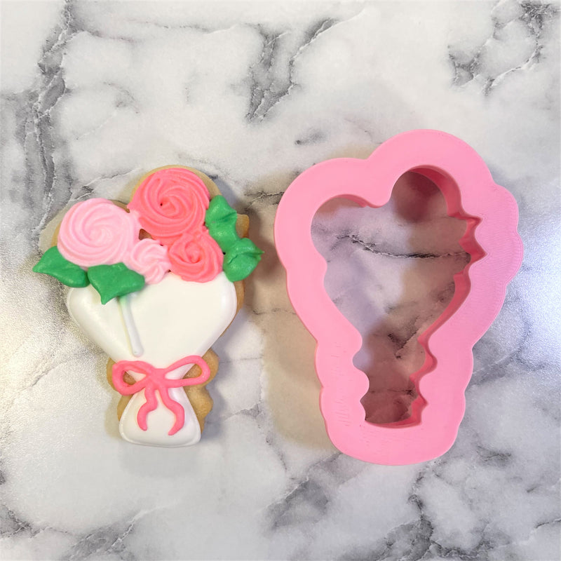 Mini Flower Bouquet Cookie Cutter