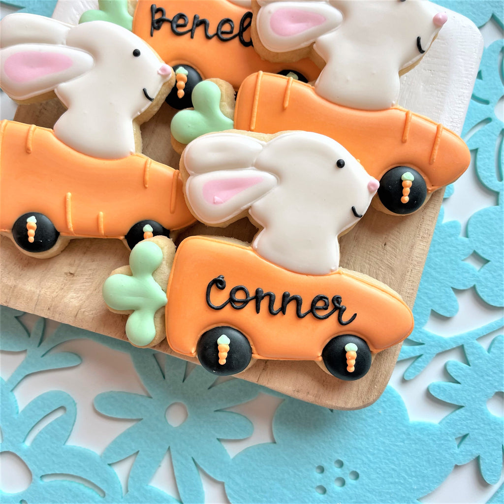 Bunny in Carrot Car Cookie Cutter