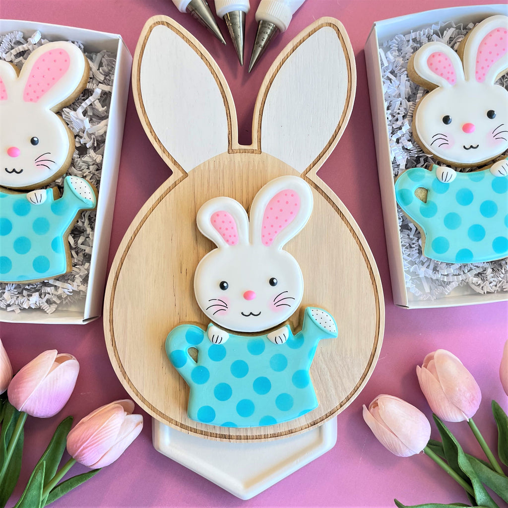 Bunny in Watering Can 2-in-1 Multi-Cookie Cutter