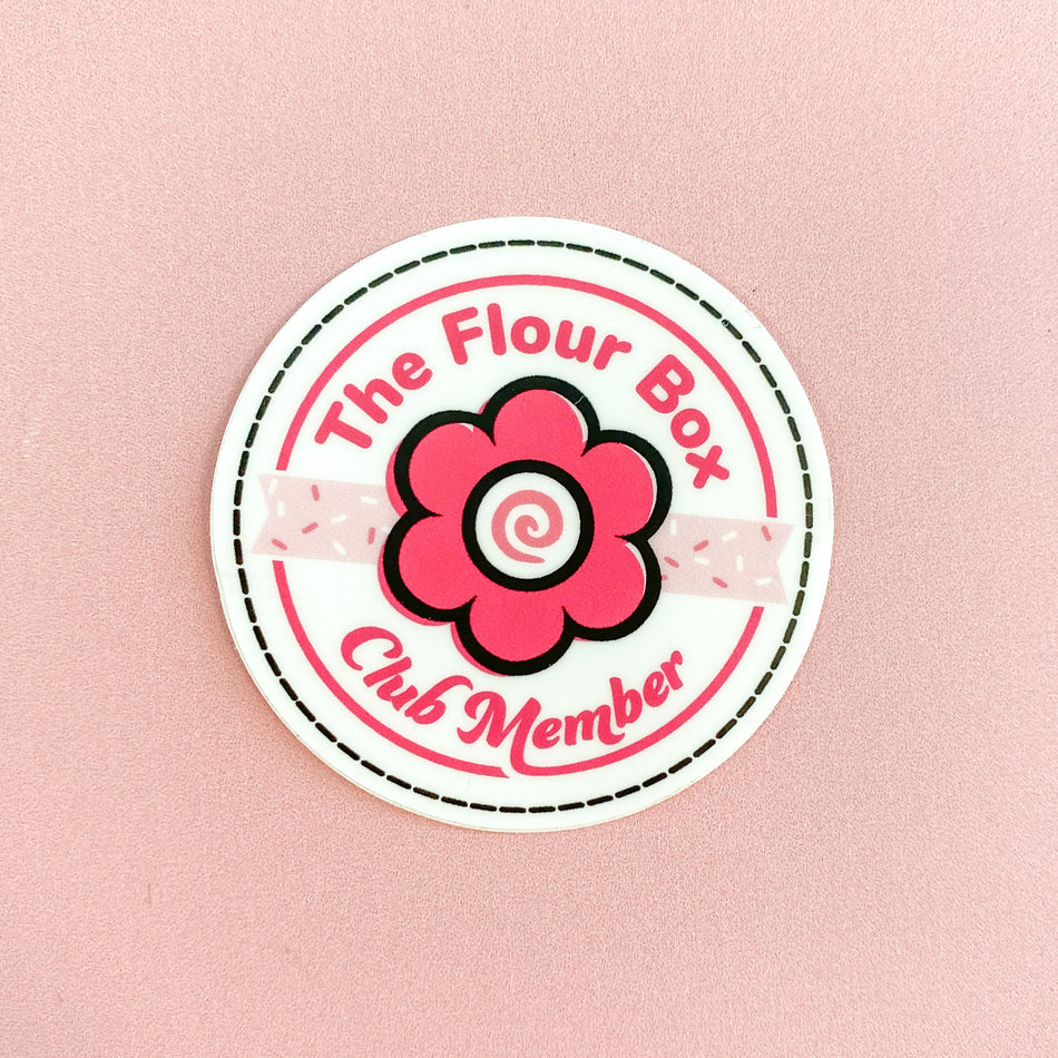 Flour Box Club Member Vinyl Sticker