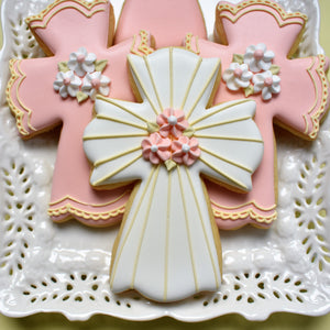 Cross Fancy Cookie Cutter by The Flour Box