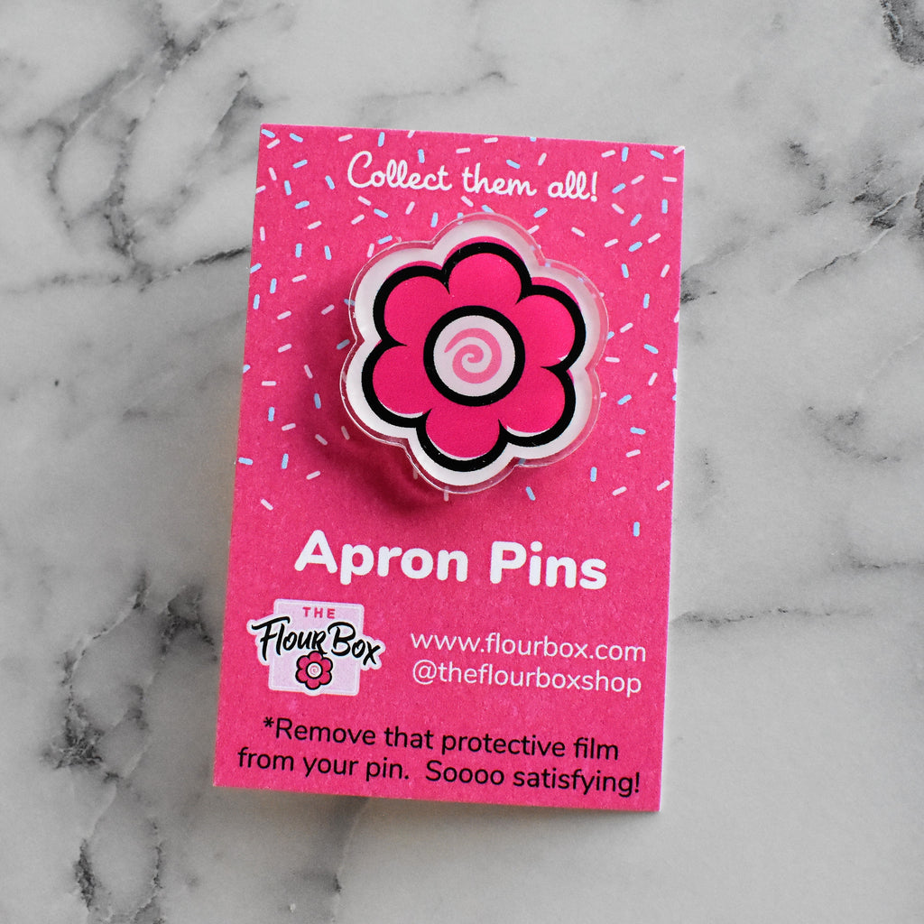 The Flour Box Flower Apron Pin