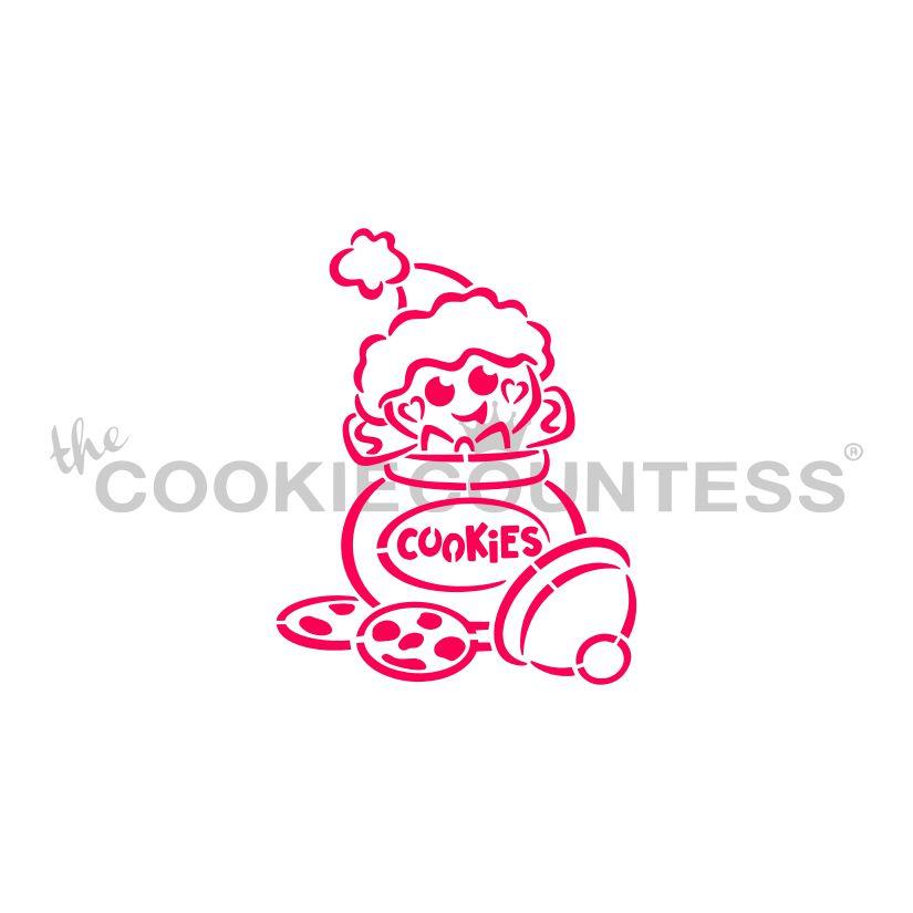 Gingerbread Cookie Jar DWC/PYO Stencil