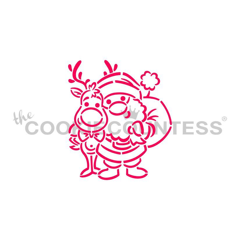 Santa & Rudolph DWC/PYO Stencil