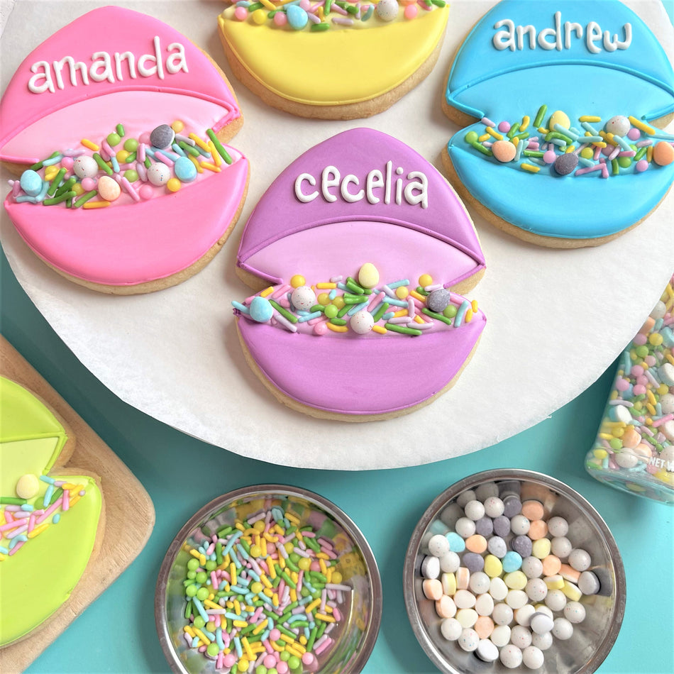 Bright Pastel Rainbow Easter Egg and Jimmies Sprinkle Mix