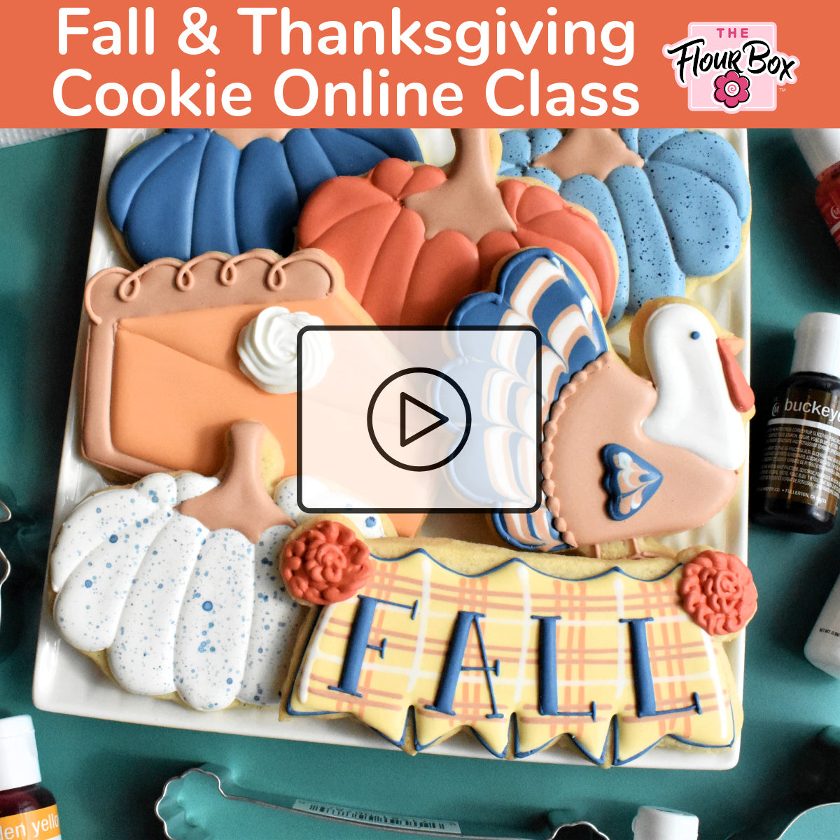 Fall/Thanksgiving Online Decorating Class Recording