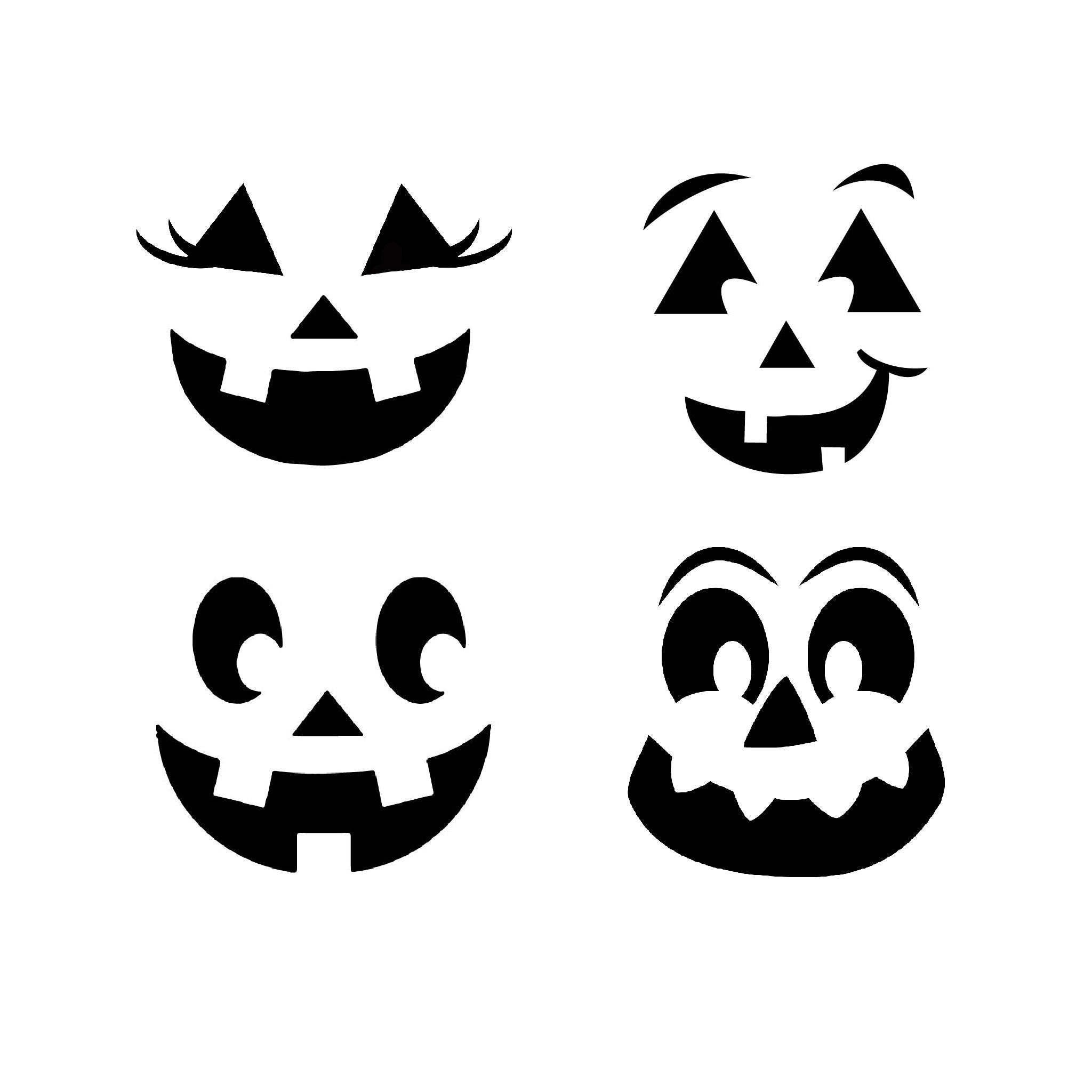 Jack-o-Lantern/Pumpkin Faces Club Box Stencil – The Flour Box