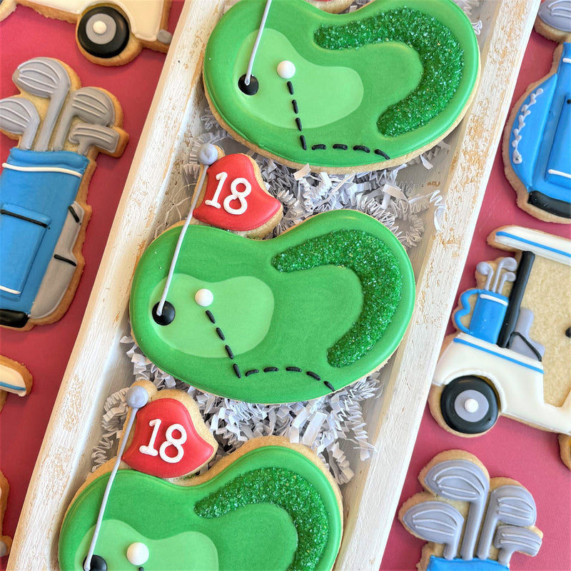 Green with Flag Cookie Cutter