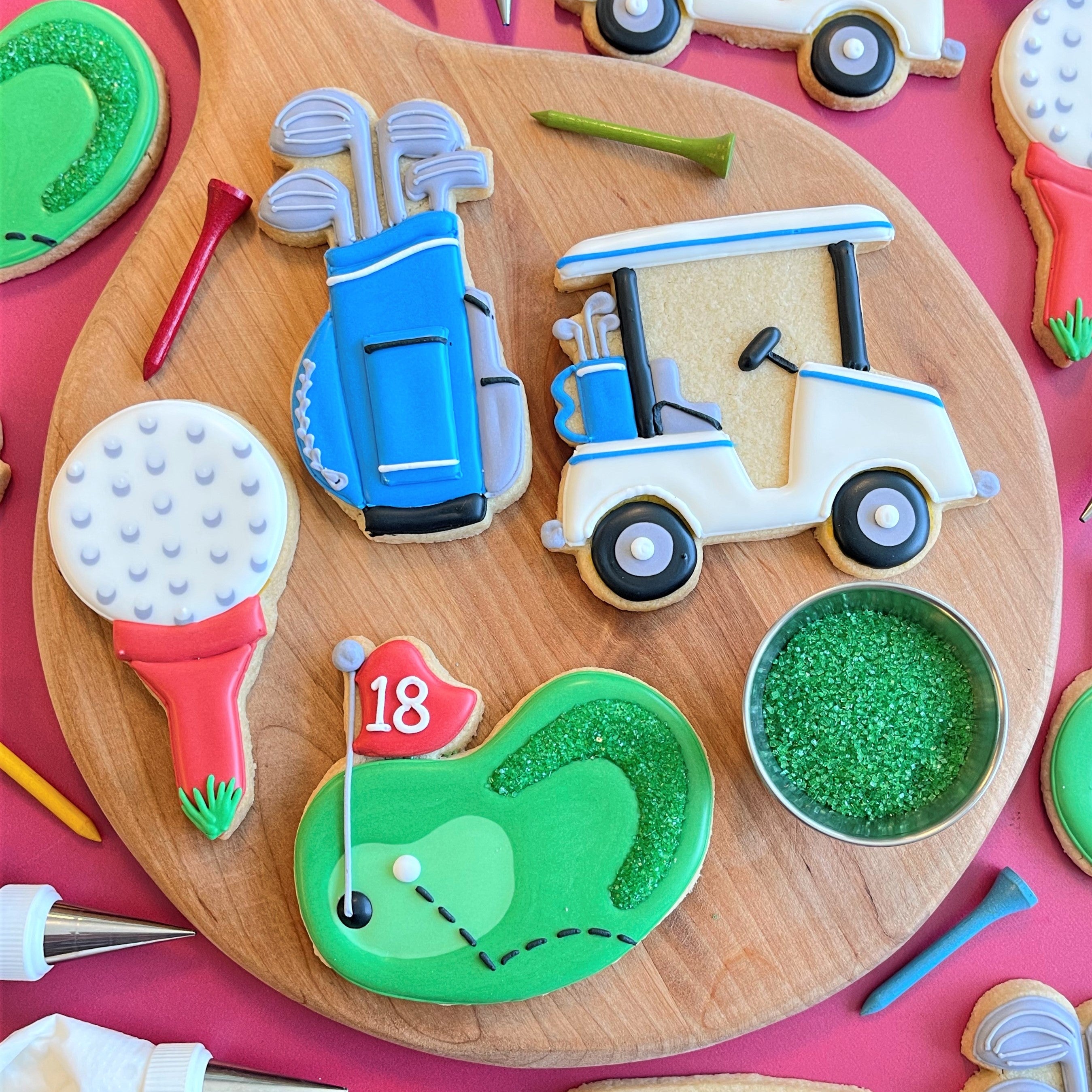 Golf Cookie Decorating Class Recording