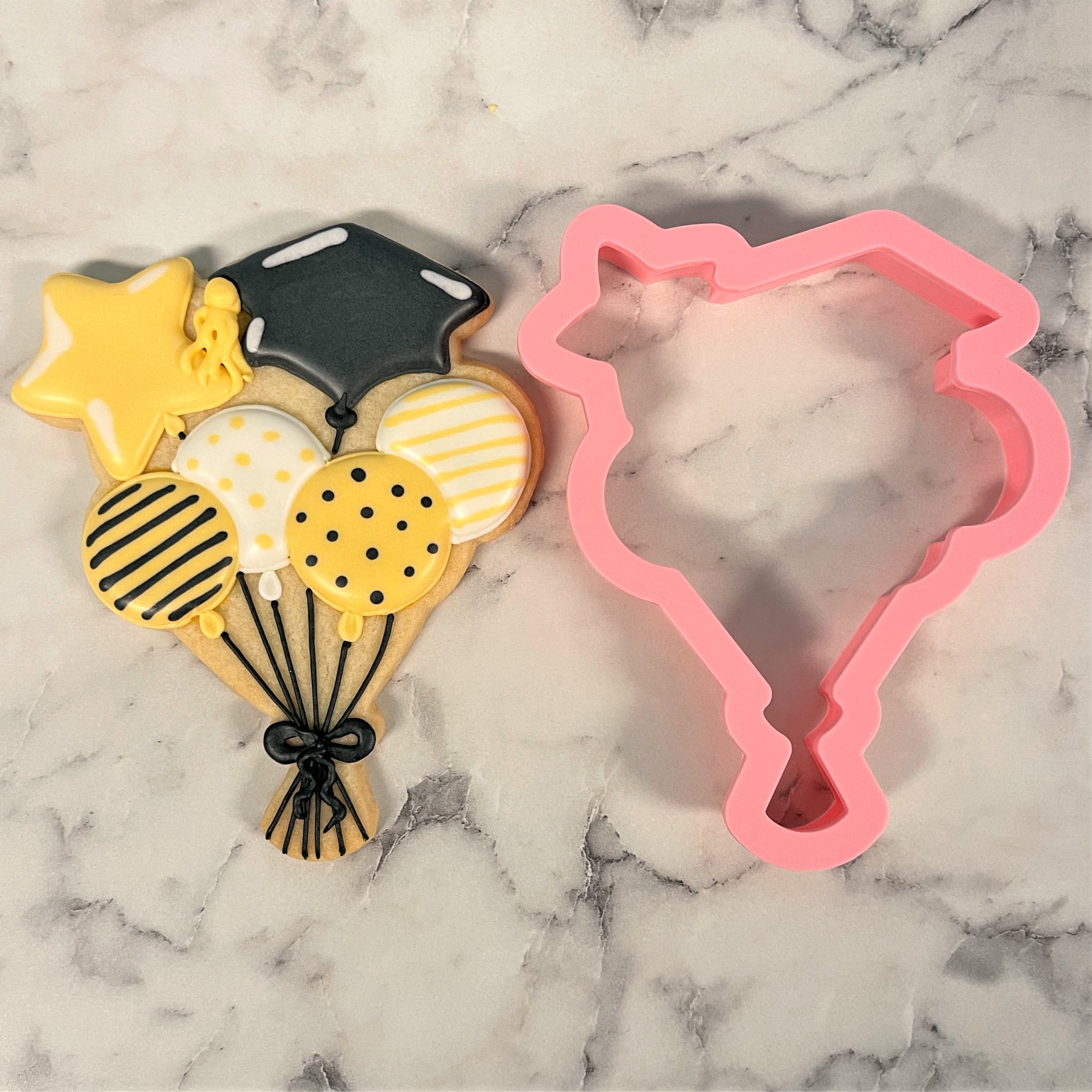 Grad Balloon Bunch Cookie Cutter – The Flour Box