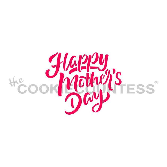 Happy Mother's Day Stencil