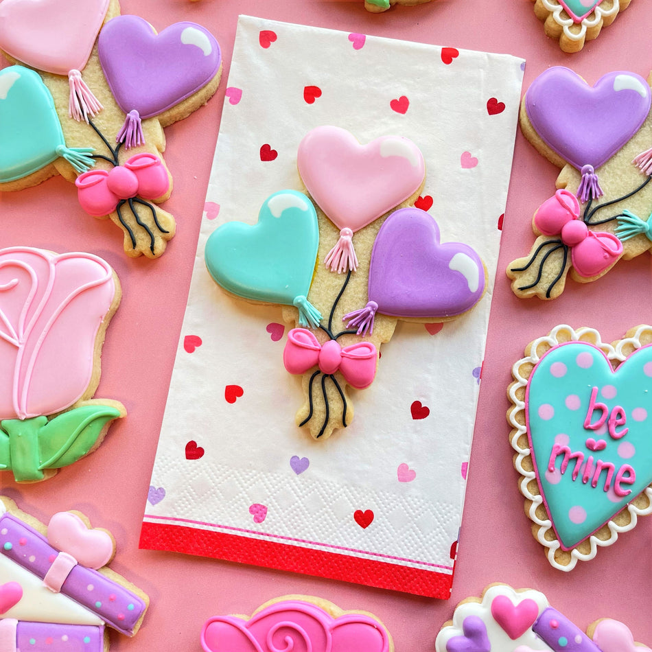 Valentine's Day Love Balloon Bear Cookie Cutter - My Sweet Cutter (Made In Italy)