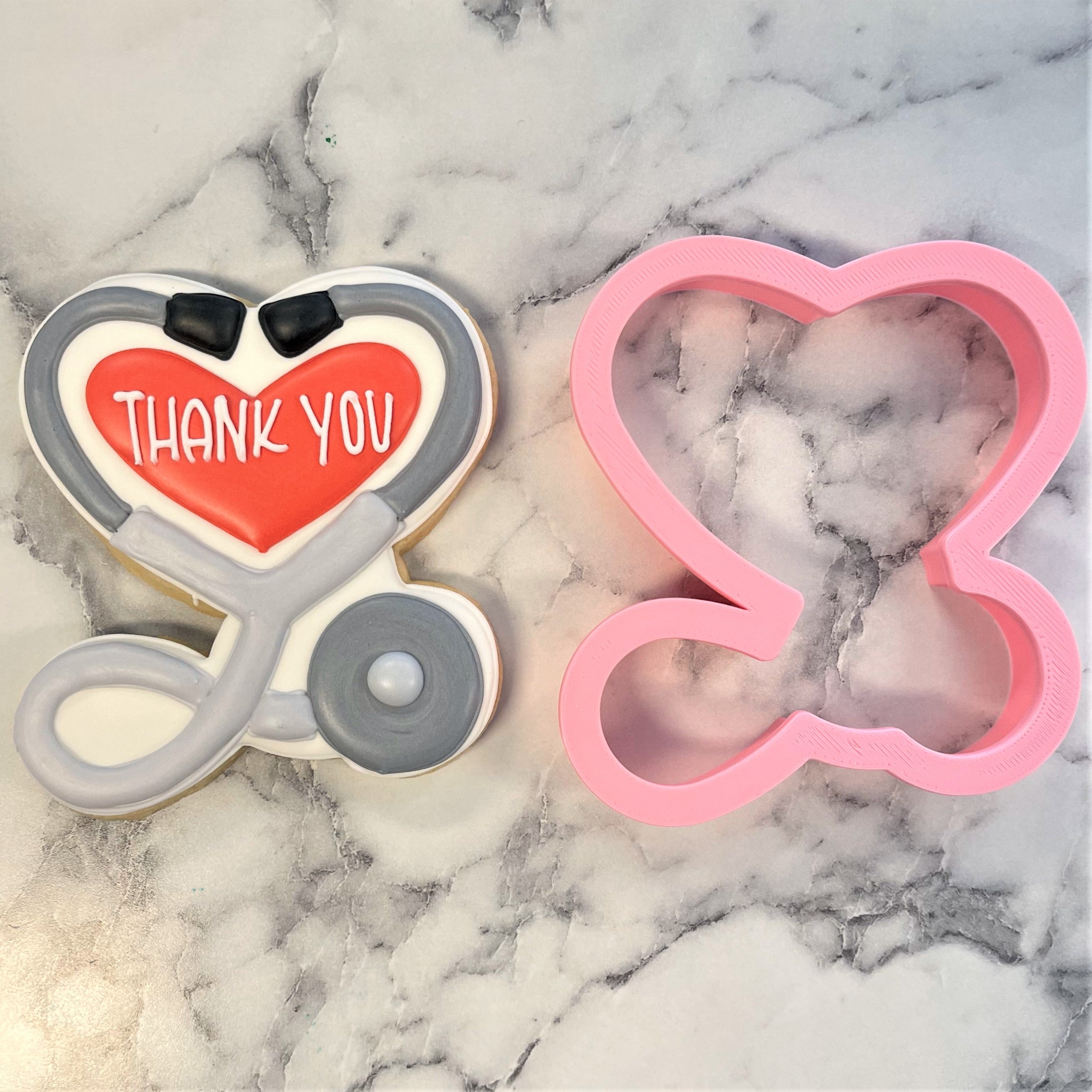 Stethoscope Heart Cookie Cutter