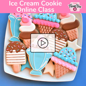 Ice Cream Online Decorating Class Recording with Optional Kit