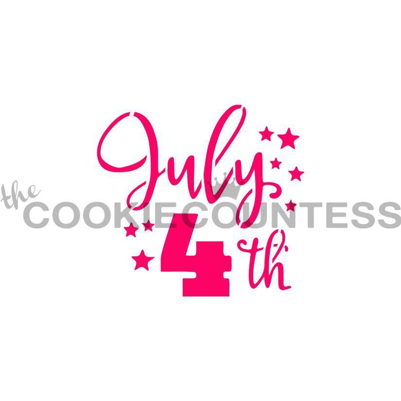 July 4th Stencil
