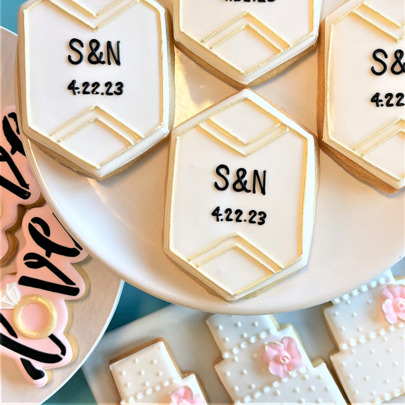 Hexagon Long Plaque Cookie Cutter