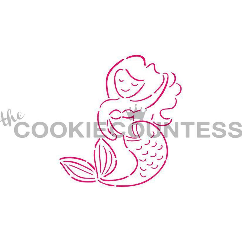 Mermaid PYO Stencil