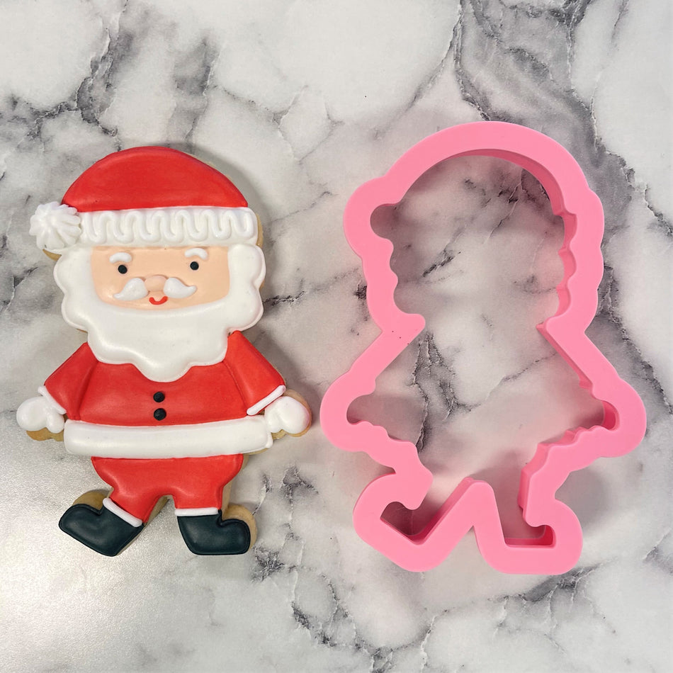 Merry Santa Cookie Cutter – The Flour Box