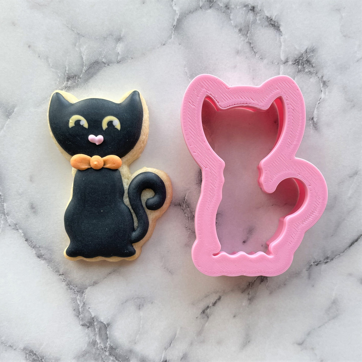 Mini Classic Black Cat Cookie Cutter