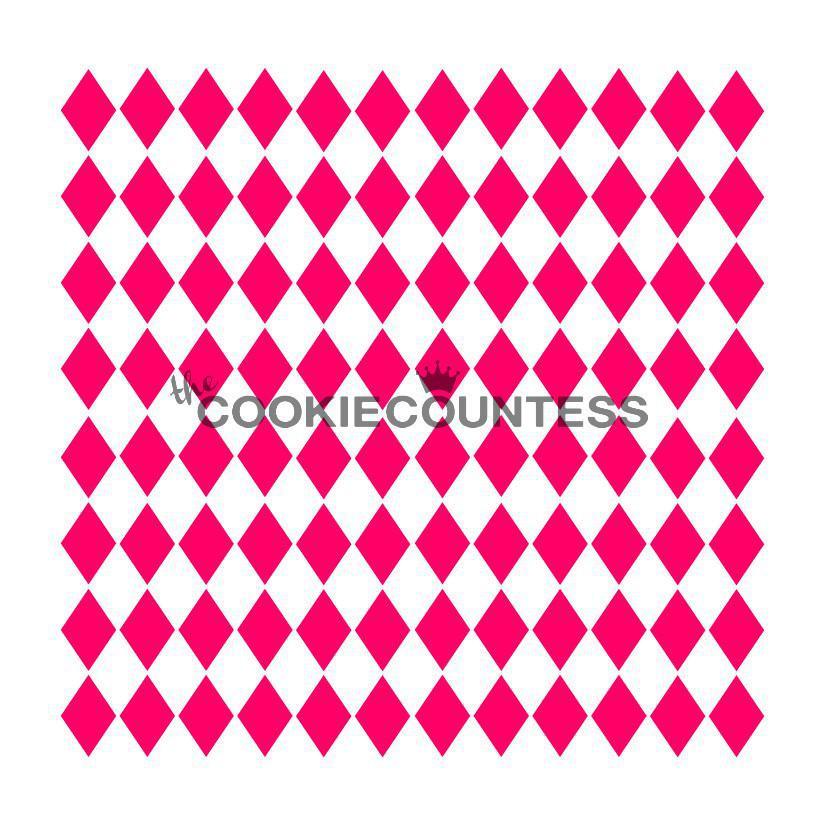 Harlequin Mini Stencil