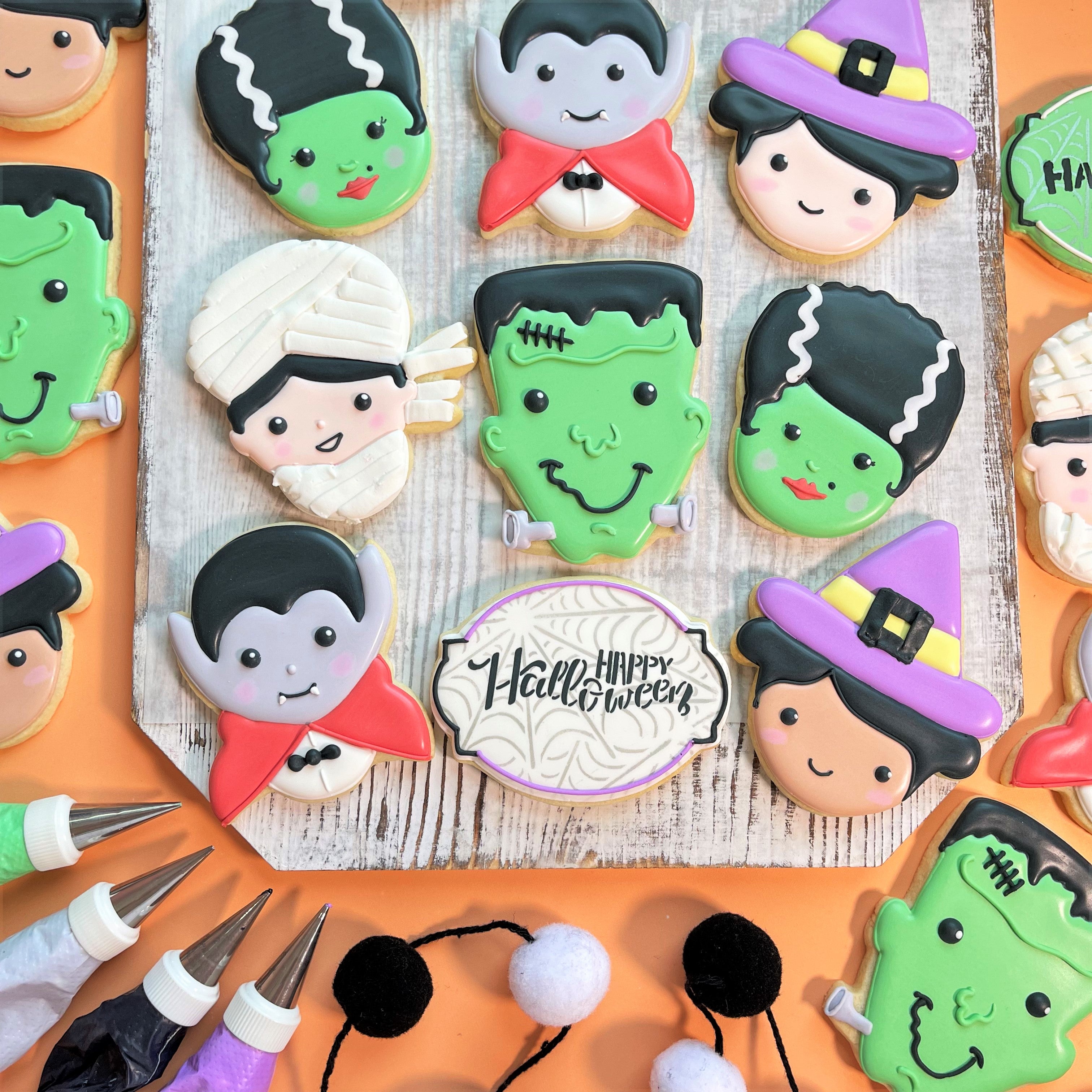 Monster Mash Cookie Decorating Kit