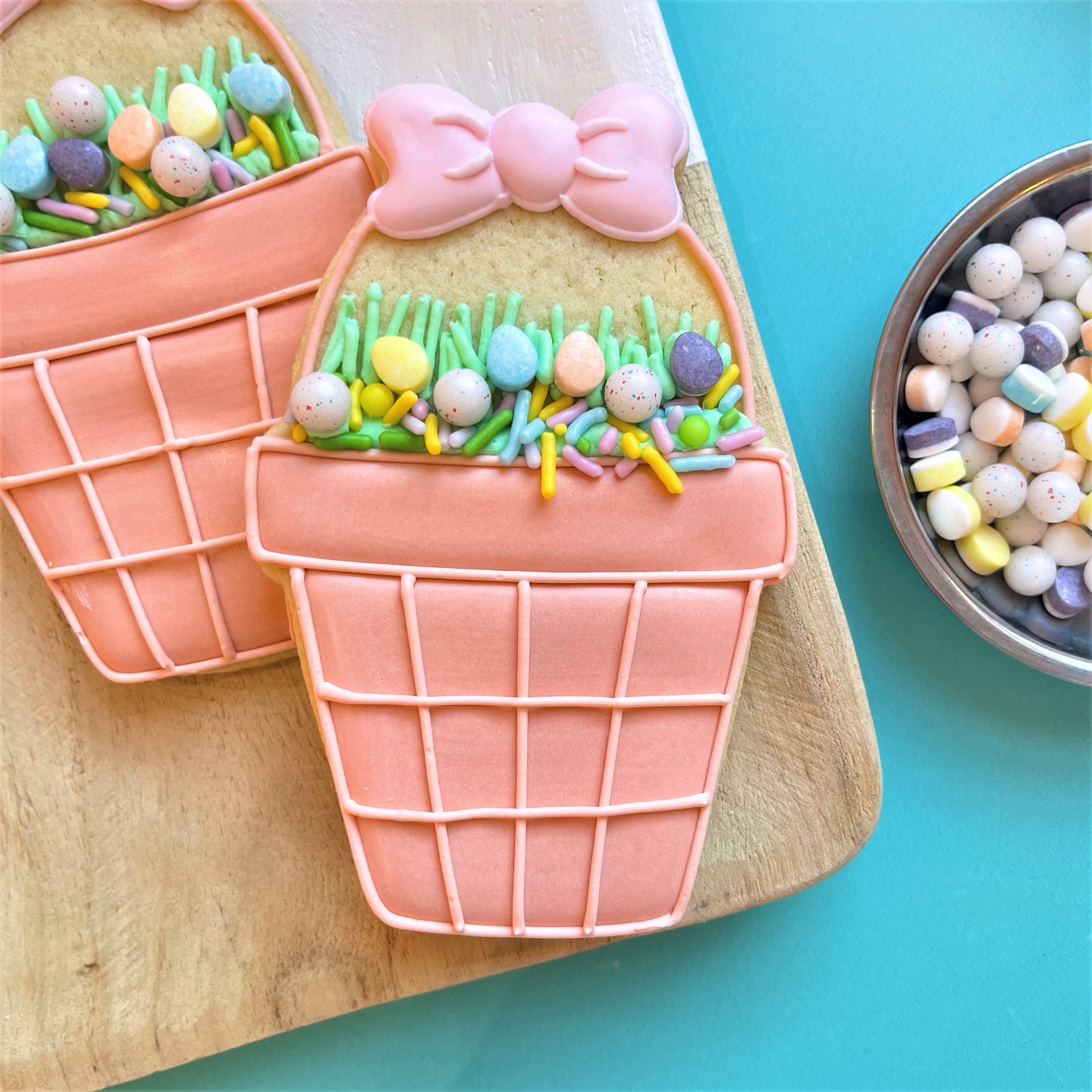 Potted Basket Cookie Cutter