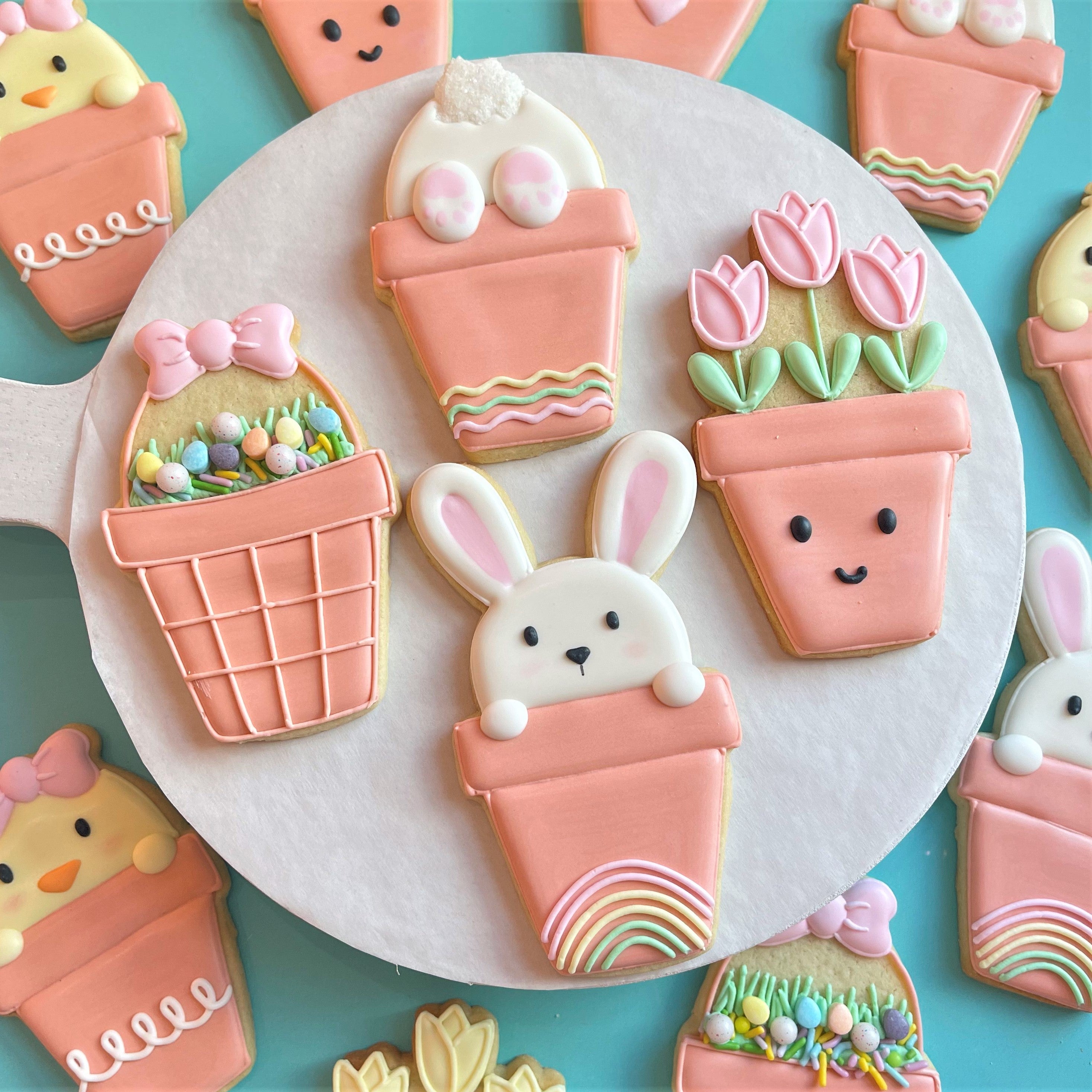 Potted Basket Cookie Cutter