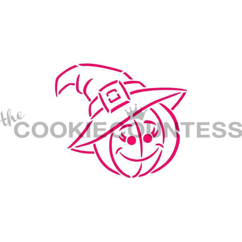 Pumpkin Witch PYO Stencil