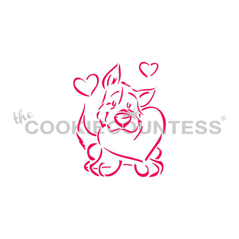 Puppy Love PYO Stencil