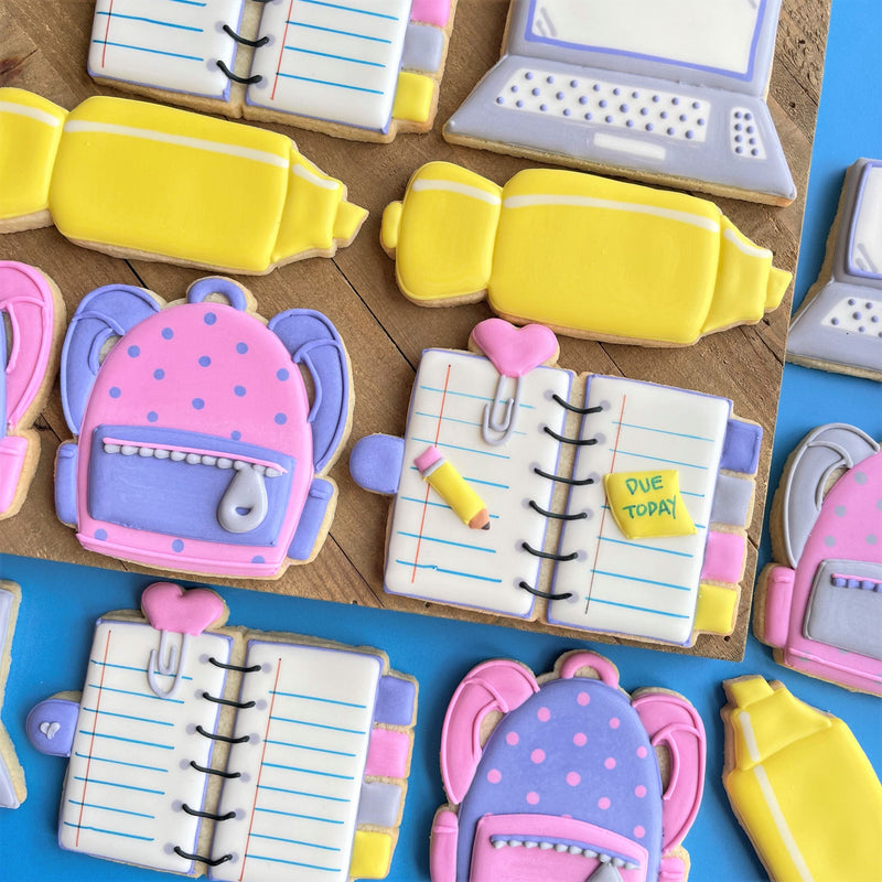 School Supplies Cookie Cutter Set
