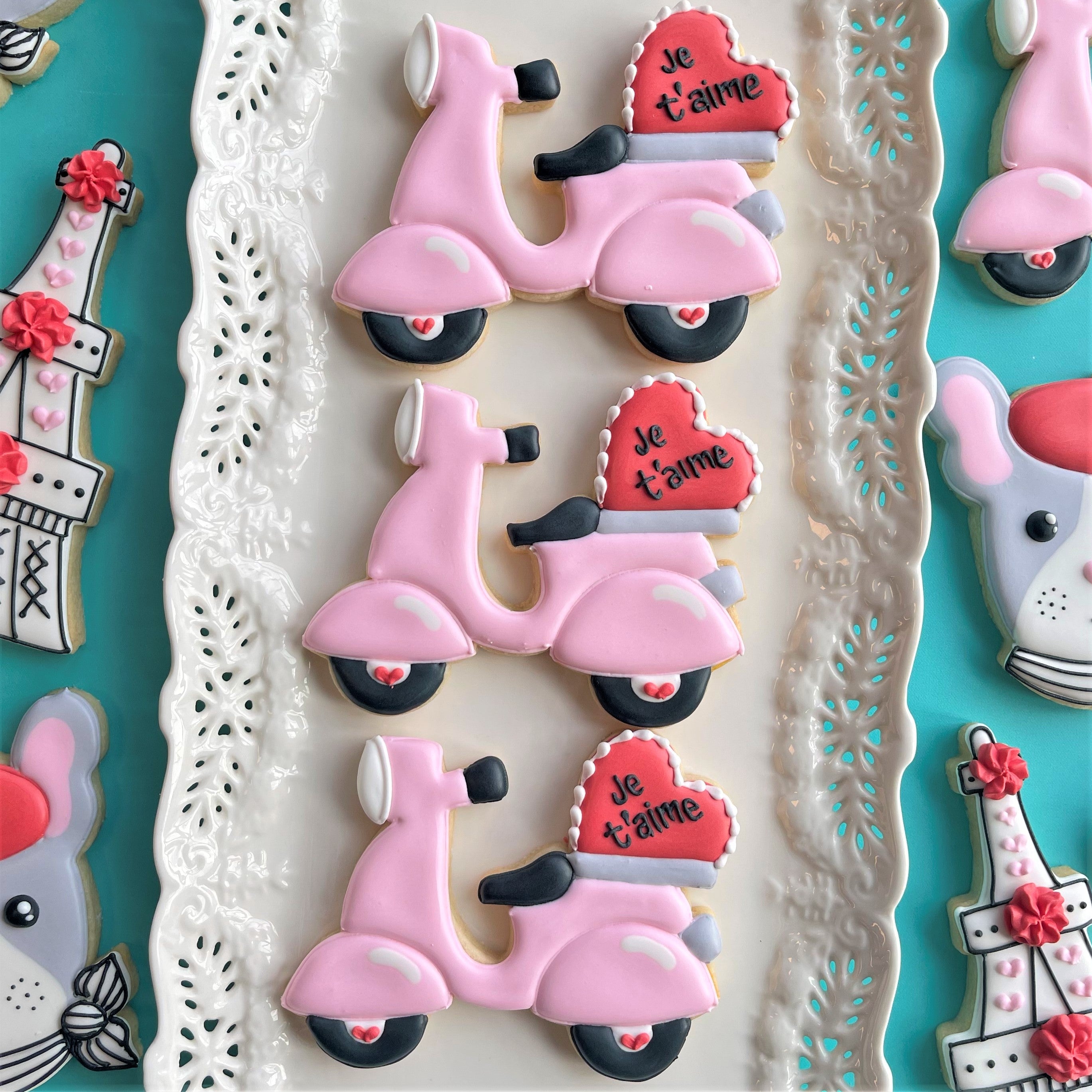 Paris Valentine's Cookie Decorating Class RECORDING