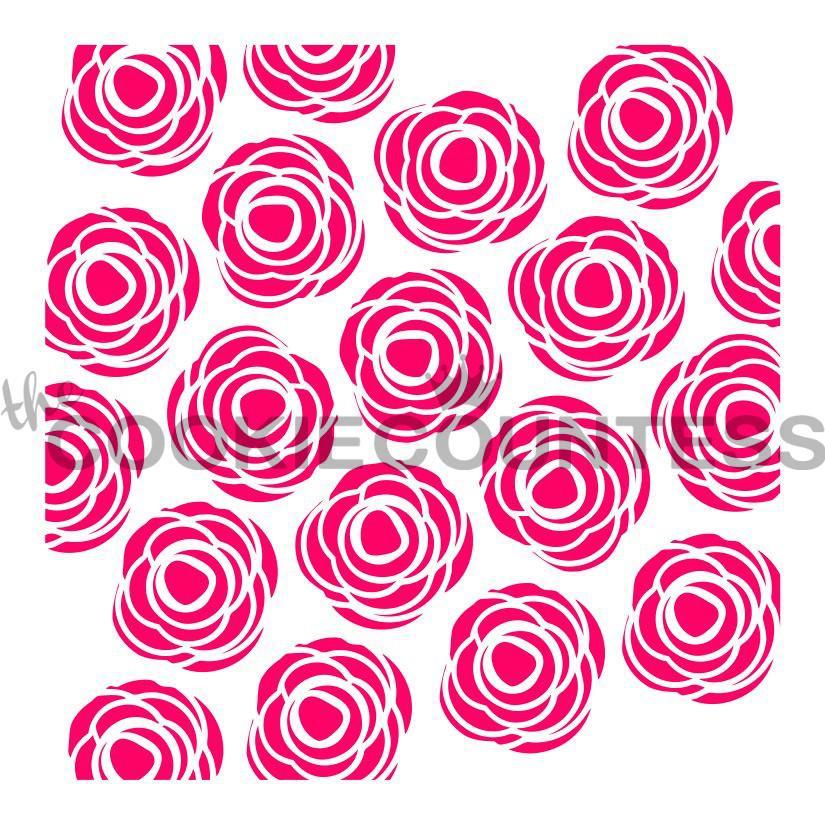Scribble Roses Stencil – The Flour Box