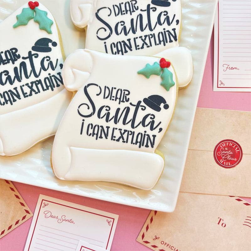 Dear Santa Stencil