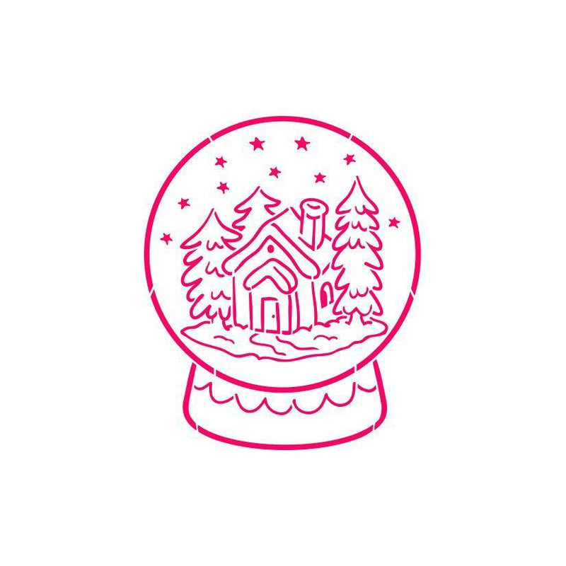 Snow Globe PYO Stencil
