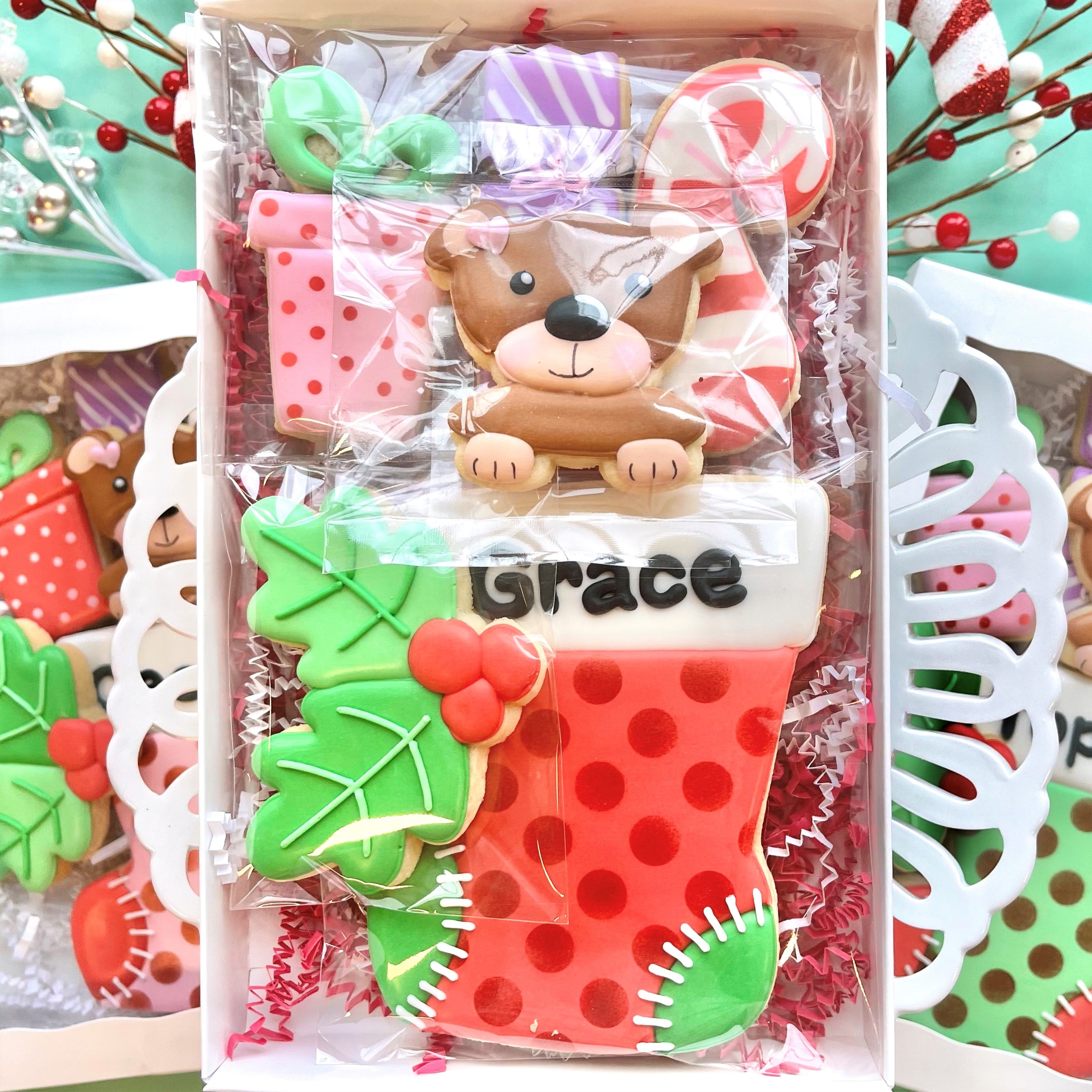 Candy Cane Rounded Cookie Cutter