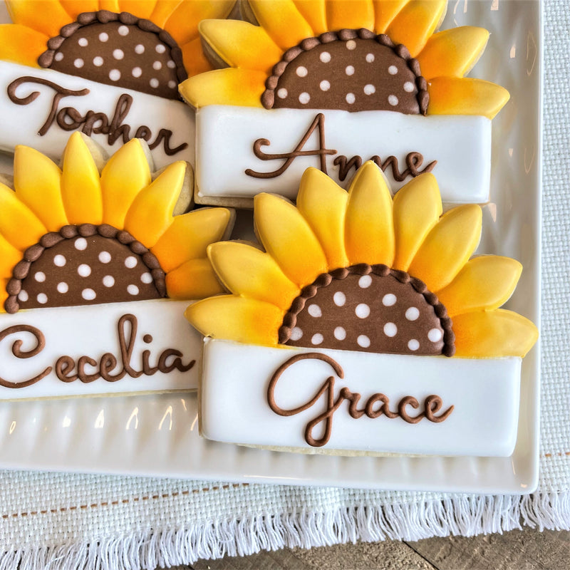 Sunflower Plaque Cookie Cutter