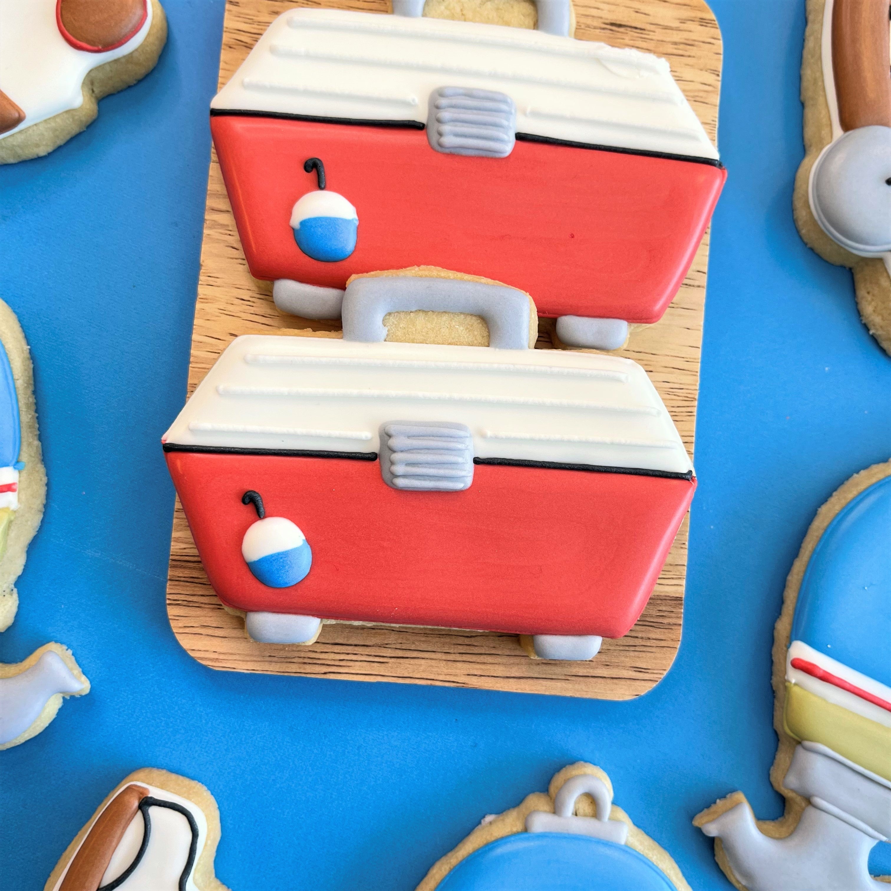 cookies tackle box berner Cookie Cutter Caperlan Ml Fishing Rod The perfect sweet and Print Size & Options:9x12 Fine Art Paper (Print Only) CU200XGK