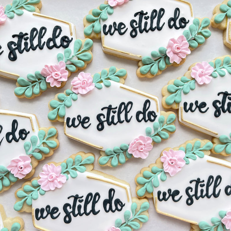 Floral Plaque Cookie Cutter