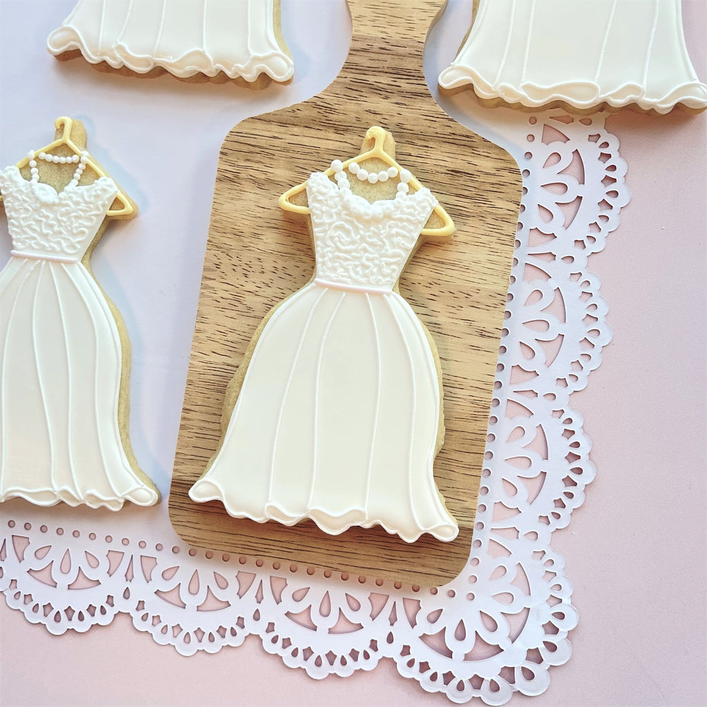 Wedding Dress on Hanger Cookie Cutter